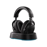 Auriculares Inalámbricos Magnéticos para Juegos MCHOSE V9 Turbo con Base de Carga, Sonido Envolvente 7.1, Baja Latencia de 15ms, Auriculares para Gamers con Triple Modo