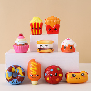 Juguete Antiestrés de Simulación de Donut y Pizza, de Material PU, con Rebote Lento, de 10 cm - Product Image 5