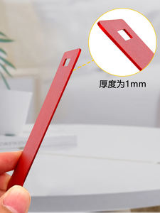 Porte-clés en métal pour bagages, étiquette de valise en aluminium, étiquette de bagage colorée, porte-carte avec boucle en acier inoxydable - Product Image 4