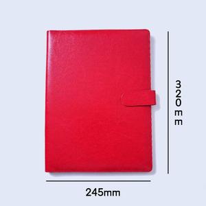 Portefeuille en cuir cousu de luxe de taille A4 Dossier de reprise d'affaires en faux cuir pour documents - Product Image 6