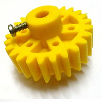 Prix bon marché haute qualité usinage personnalisé CNC en plastique ABS nylon peek pom gear double engrenage en plastique