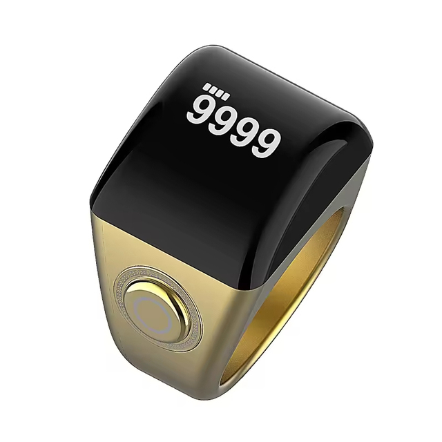 Rechargeable Muslim Plaster Electronic Tasbih Zikr Ring Smart Fitness Tracker with Time Reminder