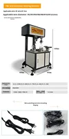 Machine d'enroulement automatique haute vitesse pour câbles simples et doubles, avec distance d'enroulement réglable pour fils AC/DC et équipement de fixation de câbles