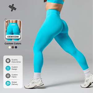 Leggings de Yoga Personalizados, Suaves, Transpirables, de Cintura Alta, Levanta Glúteos, <span class=keywords><strong>para</strong></span> <span class=keywords><strong>Mujer</strong></span>, Gimnasio, Fitness, Pilates - Product Image 2