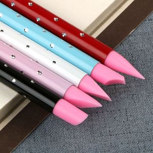 Lot de 5 pinceaux à ongles en silicone creux, double extrémité, pour motifs pétales de fleurs et pois ronds, outils de nail art - Product Image 4