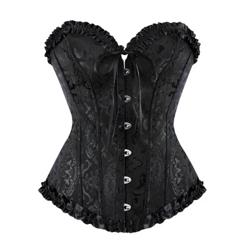 Corsetto in pelle nera multicolore top corsetto nero top corsetti