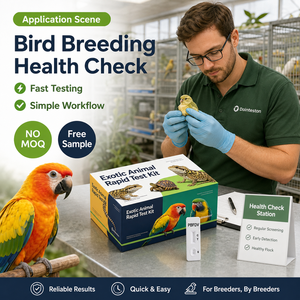 Kit de Prueba Rápida PBFDV para Aves de Compañía Exóticas, Virus de la Enfermedad del Pico y la Pluma de <span class=keywords><strong>las</strong></span> Aves Psittacinas, Sin Pedido Mínimo, Muestra Gratuita - Product Image 3