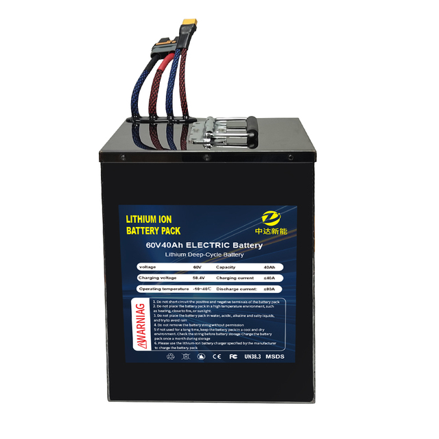 Customized Li-ion Battery Manufacturer 60V 72V 40Ah 45Ah 60Ah Lithium Ion Battery Packs for Electric Motorcycle