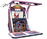 Machine de jeux de danse Kaimi Arcade 55 pouces HD à monnayeur pour 2 joueurs, Hip-hop, pour centres commerciaux, en anglais