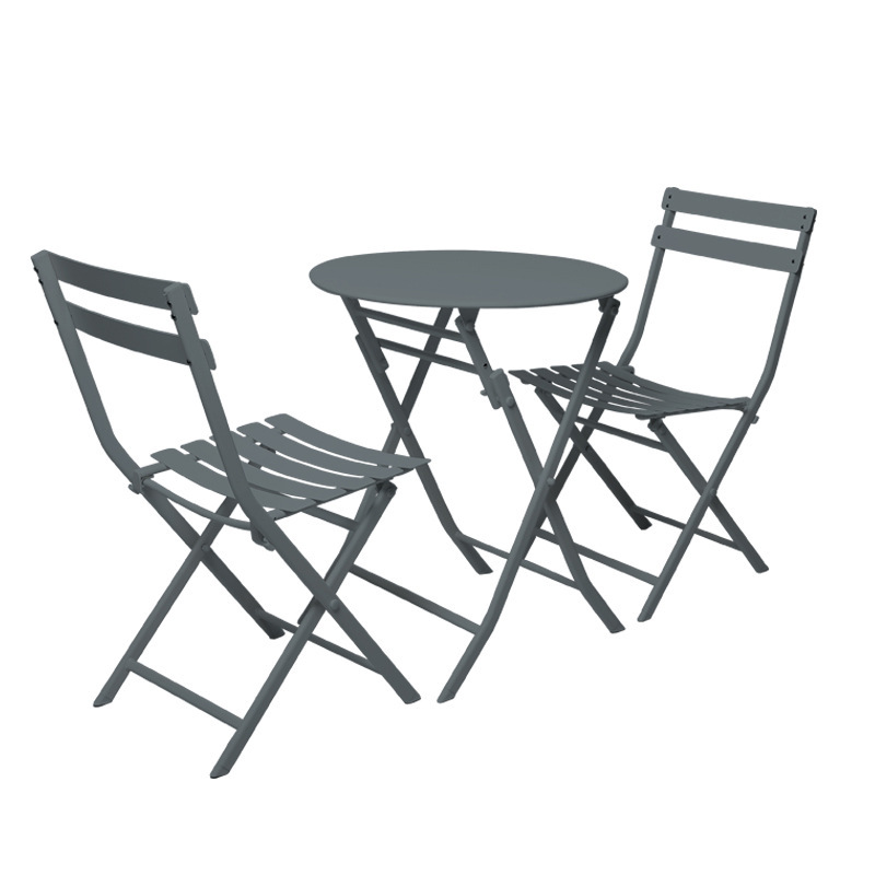 Ensemble trois pièces cercle gris 60