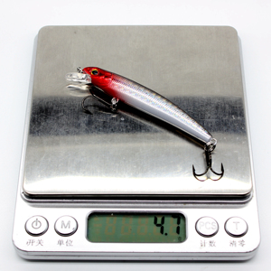 Leurre de méné coulant stocké 70mm 4.7g plongeur peu profond 0.8m pour leurre de pêche à la truite basse leurre mince - Product Image 6