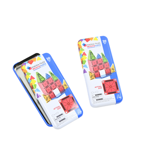 Set di Micro piastrelle da viaggio età 3-99 scatola di immagazzinaggio di piastrelle di ceramica magica Magnicreal Magnanc alimenta lattine di metallo - Product Image 5