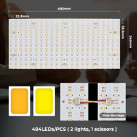 Luz LED para Cocina, 484 LEDs, DC24V, 2 LEDs, Iluminación Regulable para Grandes Áreas Retroiluminadas