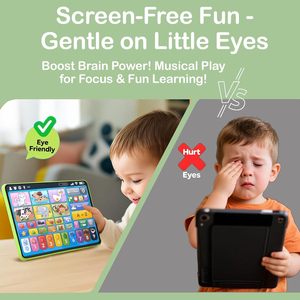 Mesa de Aprendizaje Inteligente para Niños con Más de 90 Funciones, Sonidos de Animales, Música y Alfabeto Interactivo, para Edades de 3 Meses a 6 Años - Product Image 6