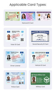 Imprimante de cartes de permis de résident anti-fraude, sécurisée, avec détection de vie réelle et protection contre le vol d'identité - Product Image 2
