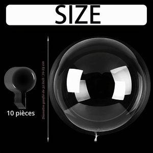 10inch 12inch 18inch 24inch Bobo <b>Balloon</b> for Birthday Wedding Party <b>Decoration</b> Bubble <b>Balloon</b> House - Product Image 6