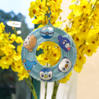 Nouveau porte-clés pendentif sac en forme de mini bouée gonflable personnalisée