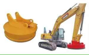 Новый электромагнитный подъемник для стального лома 200 кг, электрический кран 500 кг с двигателем и редуктором для экскаваторов 1-100 тонн, сертифицирован CE ISO - Product Image 2