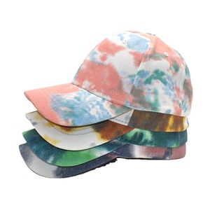 Summer Spring New Adult Sport Printing Tie Die Cotton Baseball Cap - Product Image 1