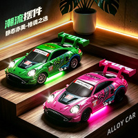 Mini voiture RC 1:64, voiture de course de drift miniature en métal pour le bureau