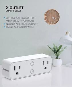 TY-2211W-US US Smart Plug Outlet Socket <b>Surge</b> <b>Protector</b> 10A Wall Mount Outlet Extender Multi Plug With Tray - Product Image 6