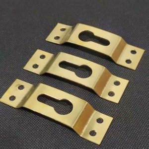Brass Metal Hangers Rectangle Wall Mounted Rust Resistant For Picture Frame <b>Mirror</b> Sign Display - Product Image 1