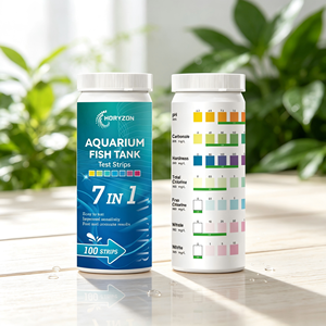 HORYZON 7-in-1 プラスチック製水質検査紙 水槽・池用-正確な7項目検査 100枚入り - Product Image 5