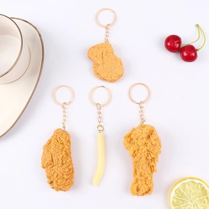 Thực phẩm <span class=keywords><strong>Keychain</strong></span> chiên gà chân gà cánh Móc khóa mô phỏng thực phẩm mặt dây chuyền <span class=keywords><strong>Keychain</strong></span> cho văn phòng nhà xe - Product Image 5