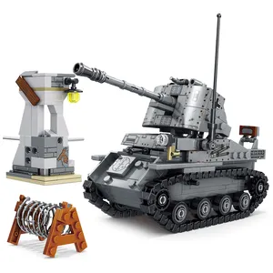 Atacado leopardo tanque 2a7-479pcs Marder III Ausf.h Tanque Blocos de Construção com ww2 Militar Soldado Figuras Brinquedos Para As Crianças 0107