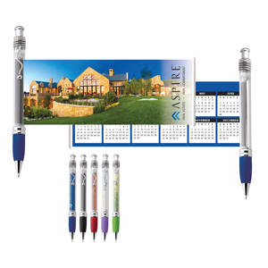 Lembut Pegangan Karet dan Logam Bergelombang Klip Bendera Banner Pena dengan Penuh Pencetakan CMYK Di Kedua Sisi untuk Hadiah Promosi - Product Image 6
