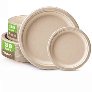 Platos de papel de lujo baratos, suministros para fiestas, platos desechables, papelería a granel - Product Image 1