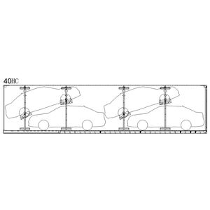 内部積載車両輸送ラックコンテナ自動車輸送 - Product Image 3