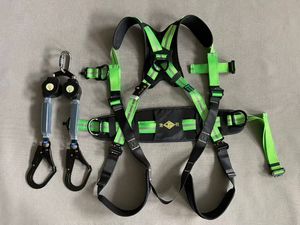 <span class=keywords><strong>Harness</strong></span> keselamatan badan, tugas berat 130kg, menarik sendiri, pelindung jatuh yang aman untuk beban kerja yang aman - Product Image 3