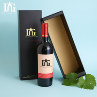 Boîtes d'expédition en papier d'art de luxe pour vin, avec logo personnalisé, fabriquées à la main, en matériaux recyclés, recyclables, avec fermeture magnétique robuste