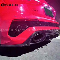 Diffuseur arrière léger en fibre de carbone de style PK, compatible avec Audi RS3 8Y 2021-2024, kit carrosserie, mise à niveau et modification du diffuseur
