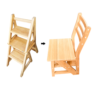 <span class=keywords><strong>Escalera</strong></span> <span class=keywords><strong>de</strong></span> elevación multifuncional para silla, asiento <span class=keywords><strong>de</strong></span> bambú, biblioteca, precio - Product Image 1