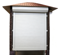 Fenêtre à Volet Roulant de Sécurité Personnalisée pour Villa Moderne, en Alliage d'Aluminium, Automatique, Durable, Écologique, Résistante au Vent et aux Ouragans