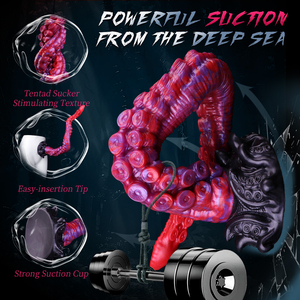 Dildo de tentáculo extralargo de 25.07'' con textura de pulpo real, silicona premium, tapón vaginal y anal, látigo SM para exteriores, juguete sexual de doble uso. - Product Image 4