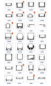 12*15 mét T5 hình chữ nhật nhôm hồ sơ <span class=keywords><strong>PMMA</strong></span> khuếch tán perfiles de aluminio bề mặt gắn 6063-t5 đùn <span class=keywords><strong>LED</strong></span> ống hồ sơ - Product Image 4