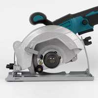 Scie circulaire électrique sans balais à une main 21V 1800W, batterie Li-ion, machine à bois industrielle portable, profondeur maximale de coupe 45 degrés
