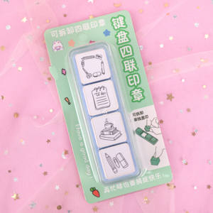 Креативный съемный штамп для ежедневника, с возможностью привязки к аккаунту, настраиваемый, для планировщика, резиновый, цветной - Product Image 6