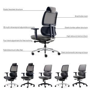 Mobilier <span class=keywords><strong>de</strong></span> bureau à domicile Chaises d'officiers Chaise commerciale <span class=keywords><strong>ergonomique</strong></span> en maille <span class=keywords><strong>Tabouret</strong></span> oscillant Chaises <span class=keywords><strong>de</strong></span> jeu pour ordinateur Bureau - Product Image 5