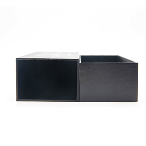 공장 가격 맞춤 로고 무광 럭셔리 블랙 안경 케이스 포장 상자 선글라스 상자 - Product Image 3