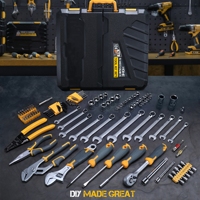 Kit d'outils de réparation de voiture 124 pièces en gros embouts de tournevis clés à douilles boîte à outils complète pour diverses occasions d'entretien