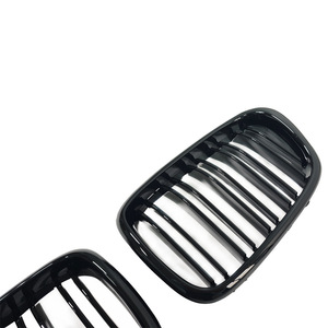 Rejilla Delantera para BMW E39 1997-2003, Diseño de Doble Línea Dividida, Pieza de Repuesto para Parachoques Delantero de la Serie 5, Material ABS - Product Image 5