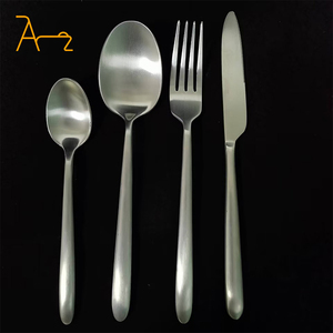 Vente directe d'usine, ensemble de couverts en acier inoxydable 430, couteau à steak, couteau occidental, fourchette, cuillère à dessert - Product Image 1
