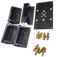 Pièce usinée CNC 5 axes de précision en aluminium, acier inoxydable, laiton, cuivre avec usinage par électroérosion à fil et tolérance de 0,01 mm