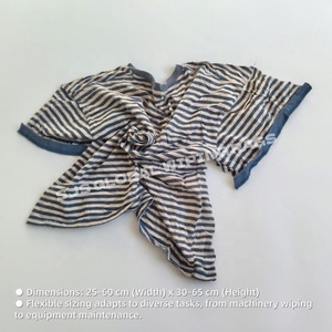 Trapos de Algodón 100% Puro para Limpieza Industrial, Trapos de Camiseta de Colores Mezclados, Trapo de Algodón 100% de 10 kg para Limpieza - Product Image 3