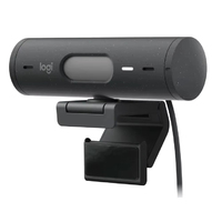 Logitech Brio 505 HD Webcam 1080P Kamera Video Panggilan Layar Lebar Rekaman Kamera Web Mini Kamera Webcam untuk PC Kamera Web