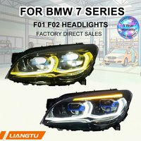 Ensemble de phares LIANGTU pour BMW F01, phares à LED Série 7 F02 730i 740i 2009-2015, phares avant, mise à niveau, clignotants bicolores